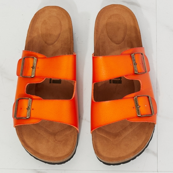 Orange Double-Banded Sandal - Picture 4 of 6